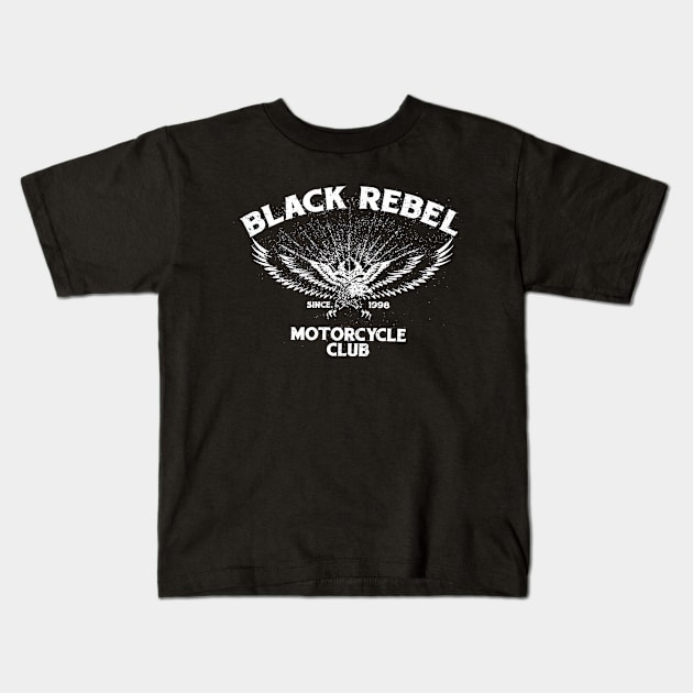 Black Rebel Motorcycle Club Kids T-Shirt by CosmicAngerDesign